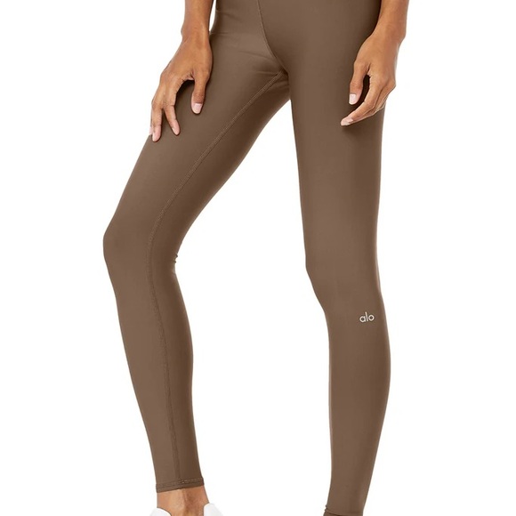 ALO Yoga Airlift Full Length High-Waist Leggings Sz. S Hot Cocoa - Picture 1 of 7